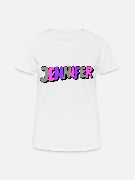 Jennifer - Women's Breathable T-Shirt - white
