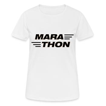 Fußball Soccer - Frauen T-Shirt atmungsaktiv - Weiß - Vorne - AI Model Female 172 dark (172cm)