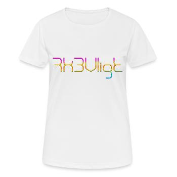 sms chat language continues swedish chat language - Women's Breathable T-Shirt - white - Front - AI Model Female 172 dark (172cm)