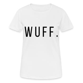 Quotes Wuff LSBTFRQ - Frauen T-Shirt atmungsaktiv - Weiß - Vorne - AI Model Female 172 dark (172cm)