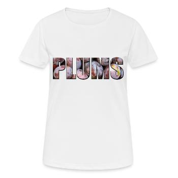 Plums - Women's Breathable T-Shirt - white - Front - AI Model Female 172 dark (172cm)