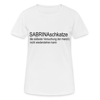 Top moderner T-Shirt Design Must have 2024 - Frauen T-Shirt atmungsaktiv - Weiß - Vorne - AI Model Female 172 dark (172cm)