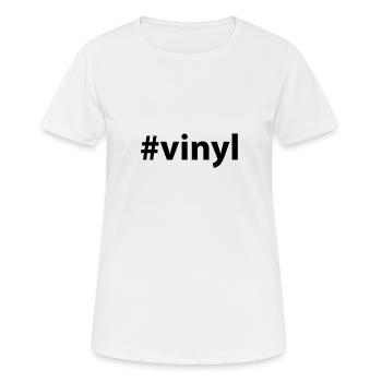 vinyle - T-shirt respirant Femme - blanc - Devant - AI Model Female 172 dark (172cm)
