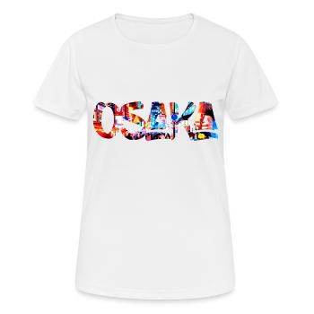 Osaka city in Japan country Asia trip - Women's Breathable T-Shirt - white - Front - AI Model Female 172 dark (172cm)