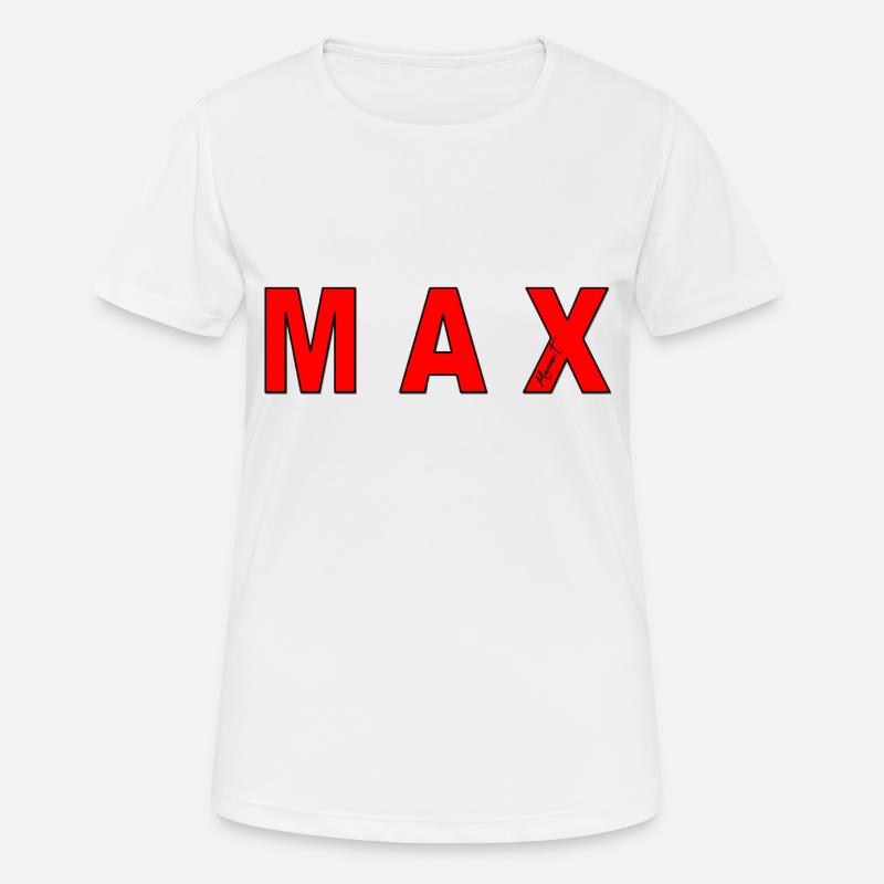 max - Women's Breathable T-Shirt - white