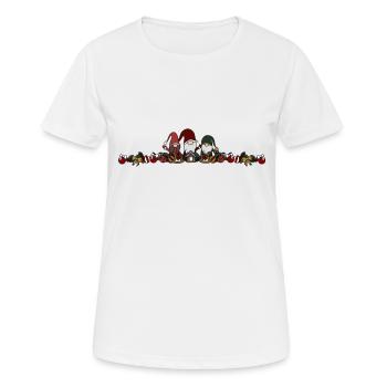 Wichtel - Frauen T-Shirt atmungsaktiv - Weiß - Vorne - AI Model Female 172 dark (172cm)