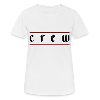Équipage - T-shirt respirant Femme - blanc - Devant - AI Model Female 172 dark (172cm)