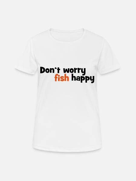 2541614 14062162 angeln - Frauen T-Shirt atmungsaktiv - Weiß