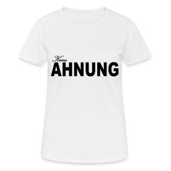 ne sais pas - T-shirt respirant Femme - blanc - Devant - AI Model Female 172 dark (172cm)