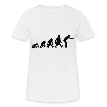 darwin boules - Women's Breathable T-Shirt - white - Front - AI Model Female 172 dark (172cm)