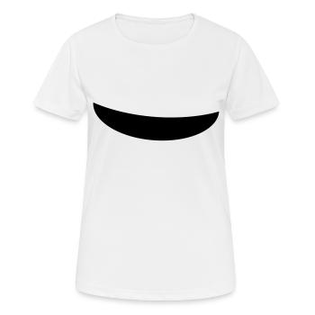 Just smile and grin - Women's Breathable T-Shirt - white - Front - AI Model Female 172 dark (172cm)