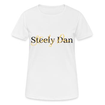 Steely Dan - T-shirt respirant Femme - blanc - Devant - AI Model Female 172 dark (172cm)