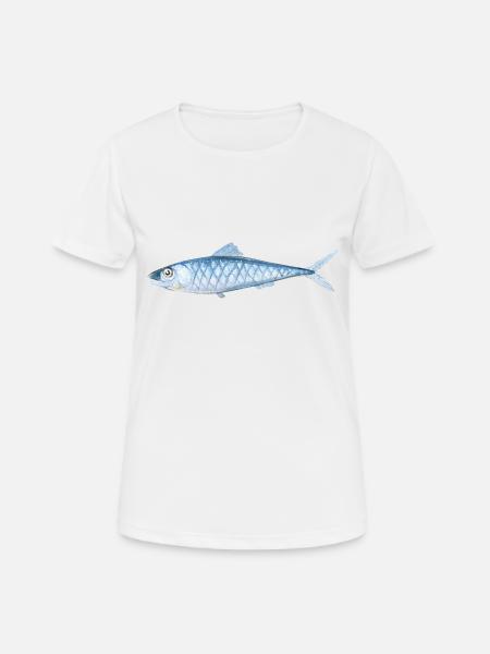 Painted fish - Women's Breathable T-Shirt - white