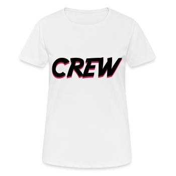 Crew - Women's Breathable T-Shirt - white - Front - AI Model Female 172 dark (172cm)
