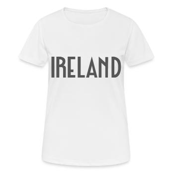 Ireland - Women's Breathable T-Shirt - white - Front - AI Model Female 172 dark (172cm)