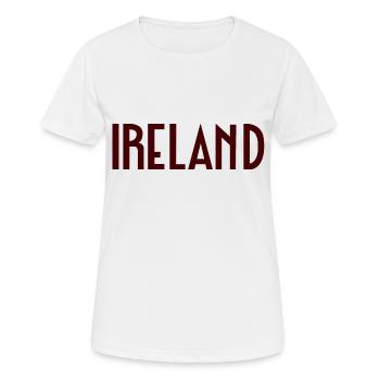 Ireland - Women's Breathable T-Shirt - white - Front - AI Model Female 172 dark (172cm)