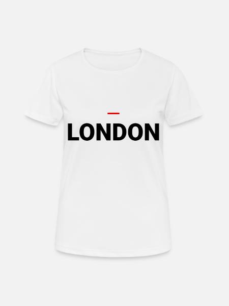 LONDON - Women's Breathable T-Shirt - white