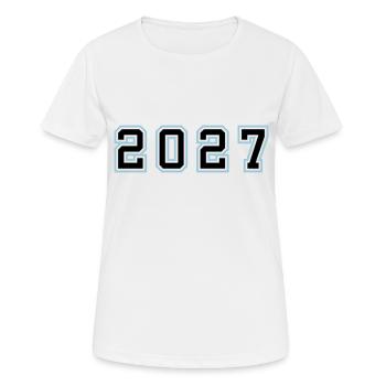2027 Year Birthday - Women's Breathable T-Shirt - white - Front - AI Model Female 172 dark (172cm)
