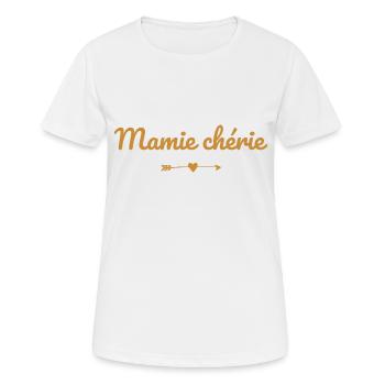 Darling Mom - Women's Breathable T-Shirt - white - Front - AI Model Female 172 dark (172cm)