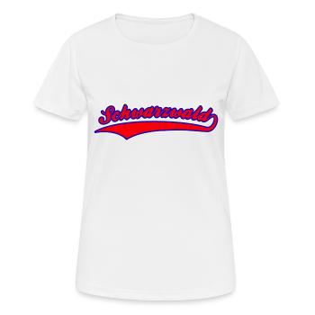 Forêt-Noire Hommes de la Forêt-Noire Femmes Enfants - T-shirt respirant Femme - blanc - Devant - AI Model Female 172 dark (172cm)