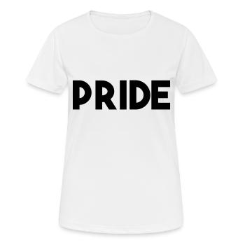 PRIDE - Women's Breathable T-Shirt - white - Front - AI Model Female 172 dark (172cm)