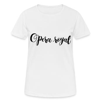 Royal Opera House - Women's Breathable T-Shirt - white - Front - AI Model Female 172 dark (172cm)