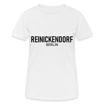 Reinickendorf - Berlin - Deutschland - Bezirk - Frauen T-Shirt atmungsaktiv - Weiß - Vorne - AI Model Female 172 dark (172cm)
