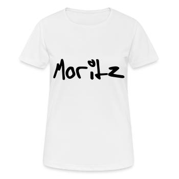 moritz - Women's Breathable T-Shirt - white - Front - AI Model Female 172 dark (172cm)