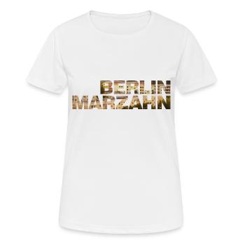 Berlin Marzahn - T-shirt respirant Femme - blanc - Devant - AI Model Female 172 dark (172cm)