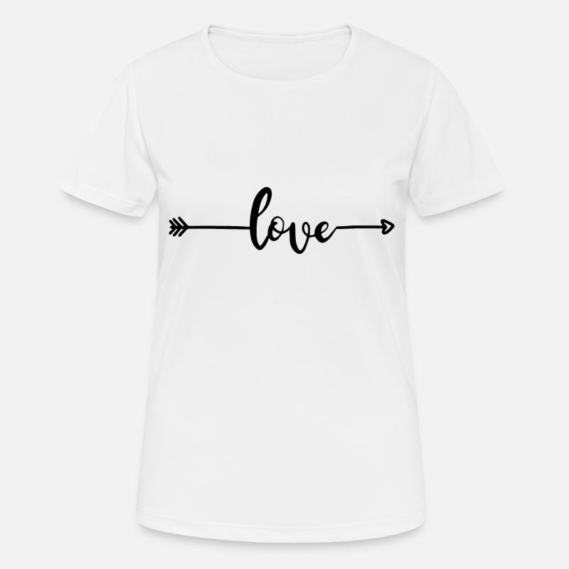 Love Design - Women's Breathable T-Shirt - white
