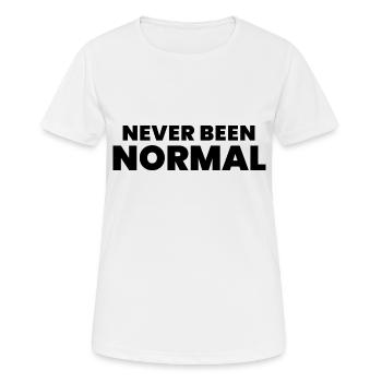 Never Been Normal - Women's Breathable T-Shirt - white - Front - AI Model Female 172 dark (172cm)