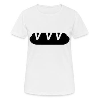 Hot dog - T-shirt respirant Femme - blanc - Devant - AI Model Female 172 dark (172cm)