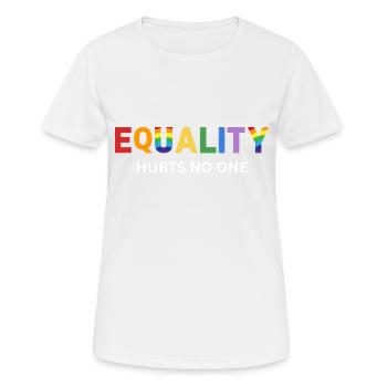 Equality Hurts No One LGBT Equality Gay Pride - T-shirt respirant Femme - blanc - Devant - AI Model Female 172 dark (172cm)