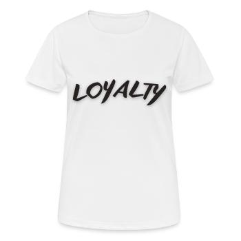Loyalty - Women's Breathable T-Shirt - white - Front - AI Model Female 172 dark (172cm)