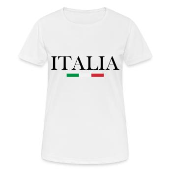 Italien, ein Land des Tourismus - Frauen T-Shirt atmungsaktiv - Weiß - Vorne - AI Model Female 172 dark (172cm)