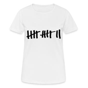 12 apostel checklist - Women's Breathable T-Shirt - white - Front - AI Model Female 172 dark (172cm)