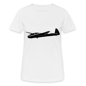 szd bocian - Frauen T-Shirt atmungsaktiv - Weiß - Vorne - AI Model Female 172 dark (172cm)