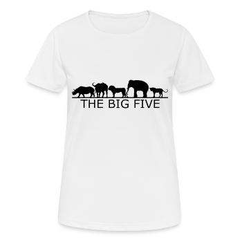 safari - T-shirt respirant Femme - blanc - Devant - AI Model Female 172 dark (172cm)