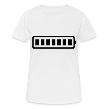 BATTERIE 7 BATONS - T-shirt respirant Femme - blanc - Devant - AI Model Female 172 dark (172cm)