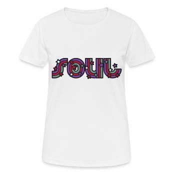 Soul Vintage - T-shirt respirant Femme - blanc - Devant - AI Model Female 172 dark (172cm)