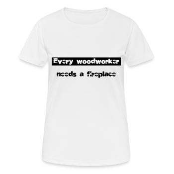 blogger humour dictons drôles - T-shirt respirant Femme - blanc - Devant - AI Model Female 172 dark (172cm)
