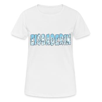 eisbaden winterbader cool icebath kälteresistent - Frauen T-Shirt atmungsaktiv - Weiß - Vorne - AI Model Female 172 dark (172cm)