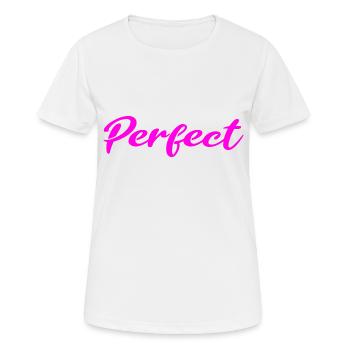 Perfect pink - Women's Breathable T-Shirt - white - Front - AI Model Female 172 dark (172cm)