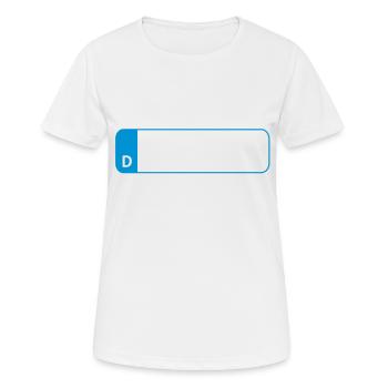 plaques de voitures 2 - T-shirt respirant Femme - blanc - Devant - AI Model Female 172 dark (172cm)