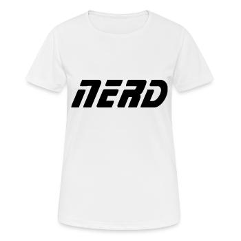 Star Tre Nerd Trekkie - T-shirt respirant Femme - blanc - Devant - AI Model Female 172 dark (172cm)