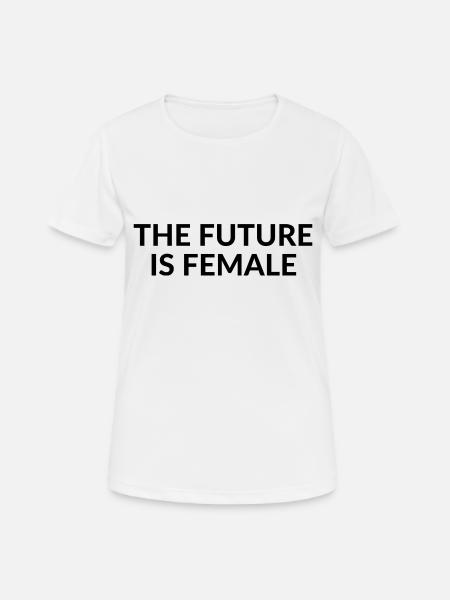 Female - Frauen T-Shirt atmungsaktiv - Weiß