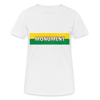 Monument Station - Women's Breathable T-Shirt - white - Front - AI Model Female 172 dark (172cm)
