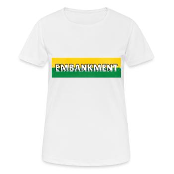 Embankment Station - Women's Breathable T-Shirt - white - Front - AI Model Female 172 dark (172cm)