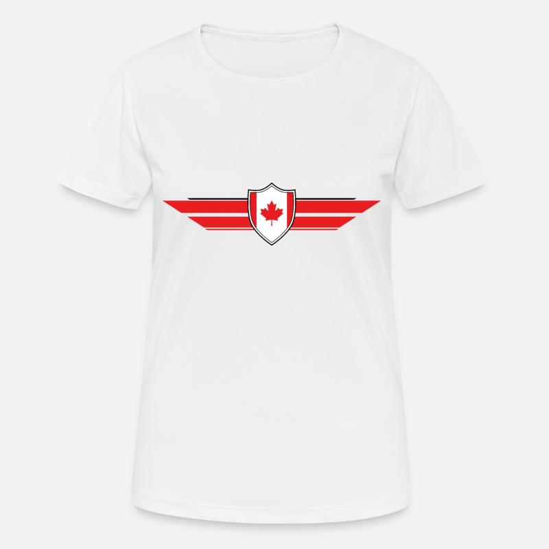 Canada Fan World Cup - Women's Breathable T-Shirt - white