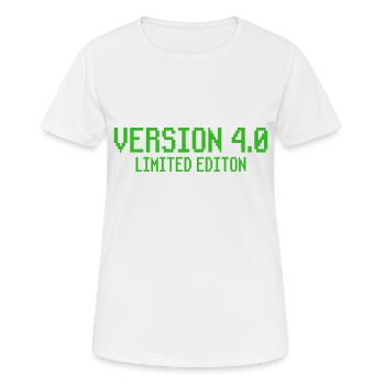 40th Birthday Gift Gamer - Women's Breathable T-Shirt - white - Front - AI Model Female 172 dark (172cm)